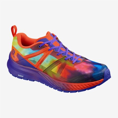 Salomon ODYSSEY TRIPLE CROWN MAGIC Mens Hiking Shoes Multicolor UK BEGT